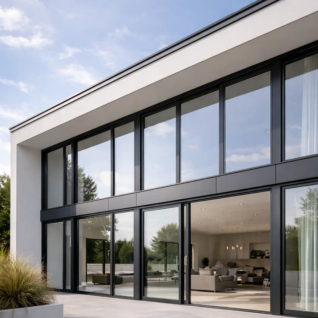 fassade aluminium glas konstruktion