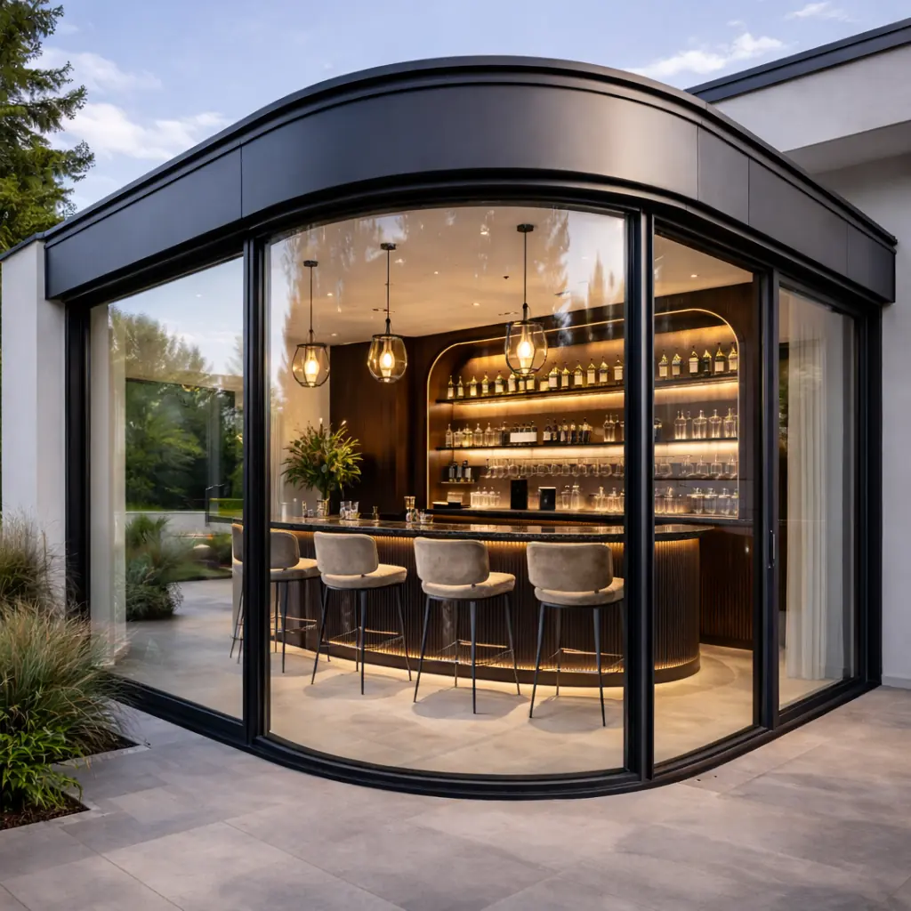 luxus premiun aluminium bauelement glas